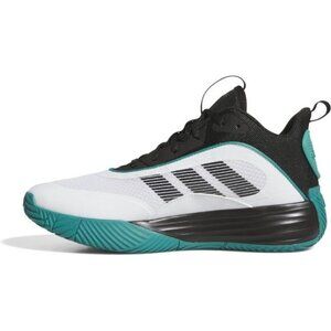 ⚡Adidas Men's White/Black/Pure Teal Lightweight MESH Own Basketball Shoes